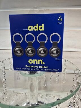 On Running Black Protective AirTag Holders - 4 Pack